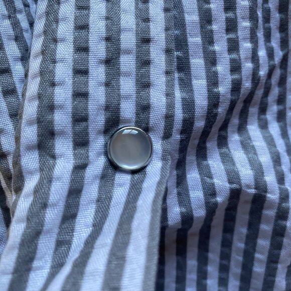 Betsey TW By Betsey Johnson Pearl Snap Loungewear Dress. Pocket. Size XL. Boho. - Picture 7 of 14